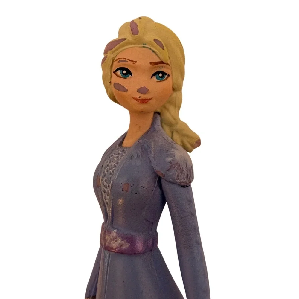 Disney Frozen 2 Figurine Set Elsa Kristoff Mattias Yelena PVC Cake Toppers 4pc